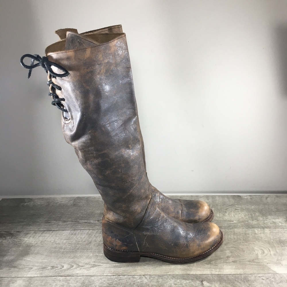 Bedstu Bed|Stu Leather Cobbler Series Manchester Leather Zip Women's Boots 9.5
